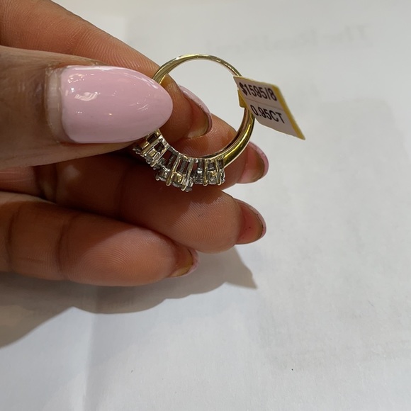 14k diamond cocktail ring - Picture 10 of 12